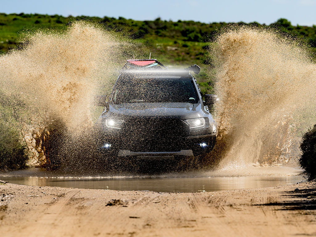 Ford Ranger T6 / Wildtrak / Raptor (2012-2022) Slimsport Roof Rack Kit / Lightbar valmis - Front Runner 6