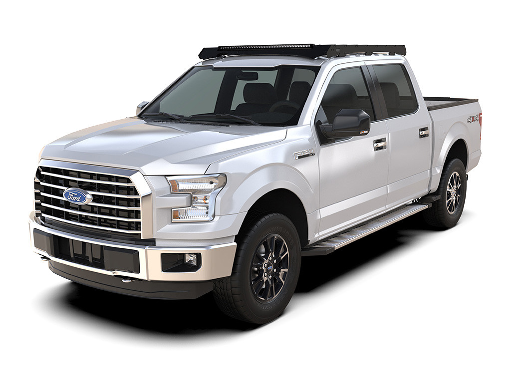 Ford F-150 miehistöohjaamo (2015-2020) Slimsport Rack 40 tuuman kevyttangon tuulensuoja - etujuoksu 1