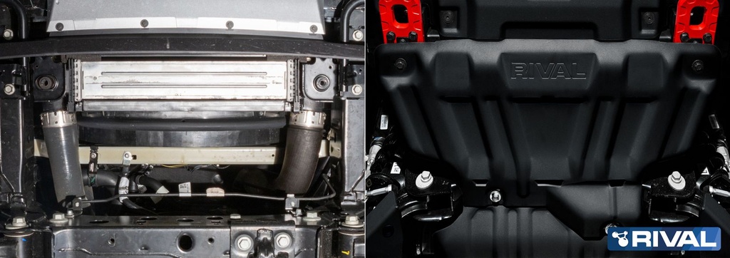 Jäähdyttimen suojalevy 3 mm terästä 2