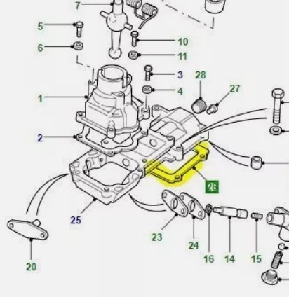Vaihdevivun kotelon alatiiviste 1