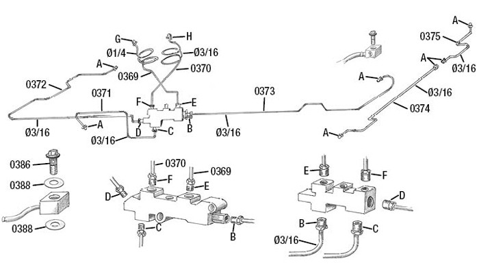 Jarruputki mutteri Ø 3/8 1
