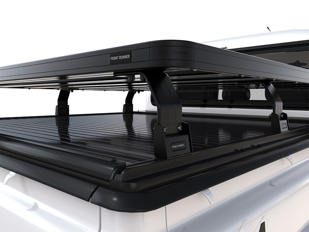 Mahindra Pik-Up Double Cab (2022-nykyinen) Roll Top Slimline II Bed Rack Kit - Front Runner 2