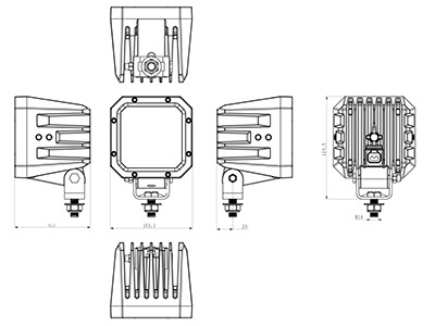 Bullpro LED työvalo 80W 1