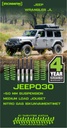 Jeep Wrangler JL 2D +50mm Alustasarja 1