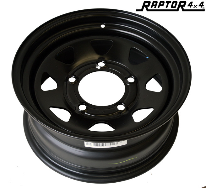 RAPTOR 4X4 WHEEL 7X16 ET-20 FOR LAND ROVER BLACK