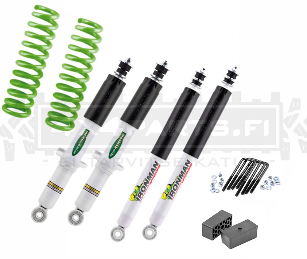 Toyota Hilux Vigo +40/50mm jousisarja taka-blokein