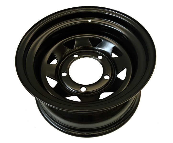 HD STEEL WHEELS 8X16 ET -20 FOR LAND ROVER BLACK