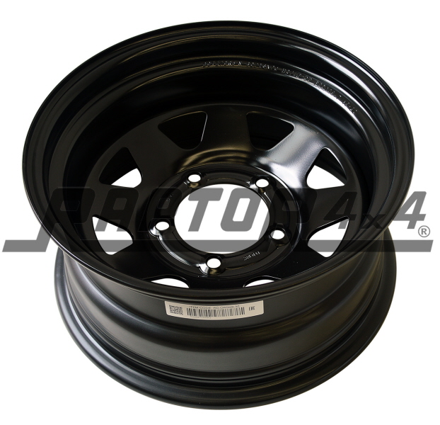 TYREX HD STEEL WHEEL ET -20 7X16 BLACK FOR SUZUKI