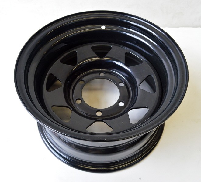 TYREX STEEL WHEEL 8X15 -30 BLACK FOR TOYOTA/PATROL