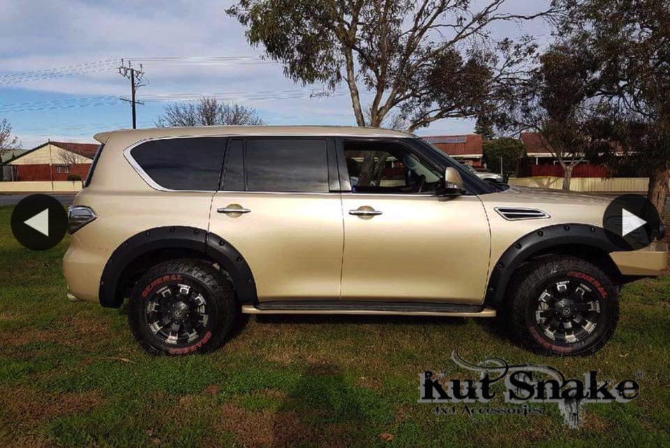 Fender flares, Nissan Patrol Y62