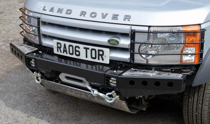 RAPTOR 4X4 FRONT SQUARED WINCH BUMPER DISCOVERY III