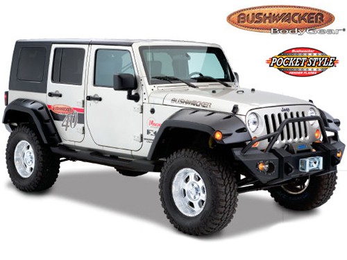 JK Bushwacker Pocket style 4-DOOR REAR