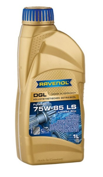 Ravenol DGL SAE 75W85 GL-5 LS, Full Synthetic Gear Oil, 1 l