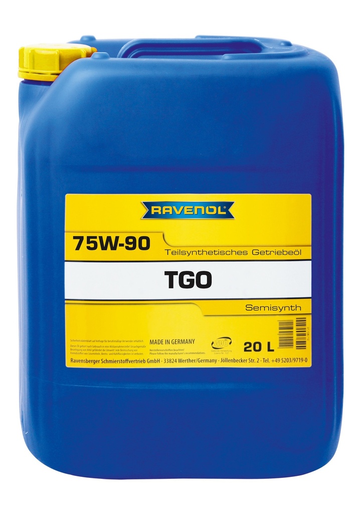 Ravenol TGO SAE 75W90, 20L, SEMI syntetiskt Växellåda olje