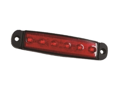 Sidemarker light 6-led red
