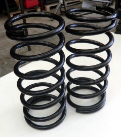 PAIR OF REAR SPRINGS +5 CM BLACK