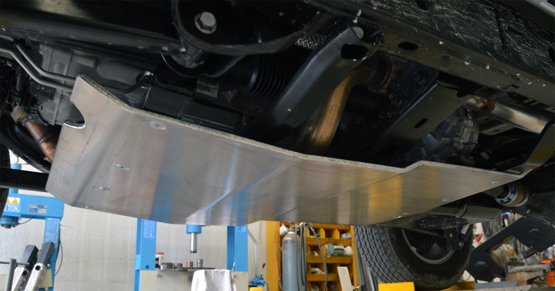 Central skydds plåt