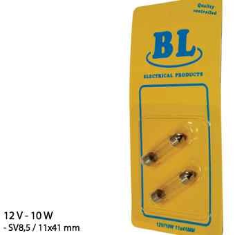 POLTTIMOPARI 12V/10W SV8,5 11x41MM
