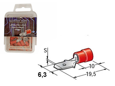 Laattaliitin Punainen Uros 40kpl