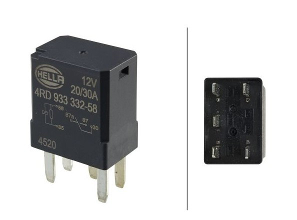 Rele, 12 V, 20 A, GM