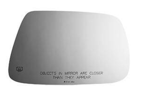 Mirror Glass With Backing Plate Right Side