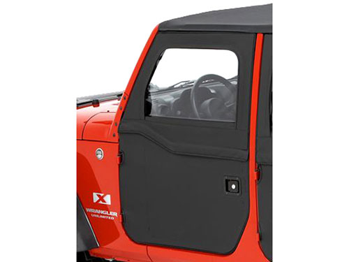 2-Piece Soft Doors JK Black Diamond