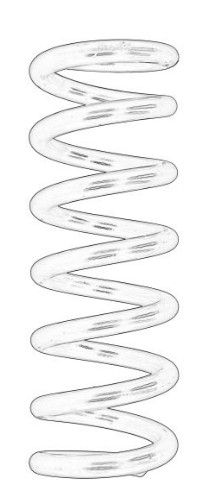 Front Coil Spring, Left/Right, Dodge Nitro