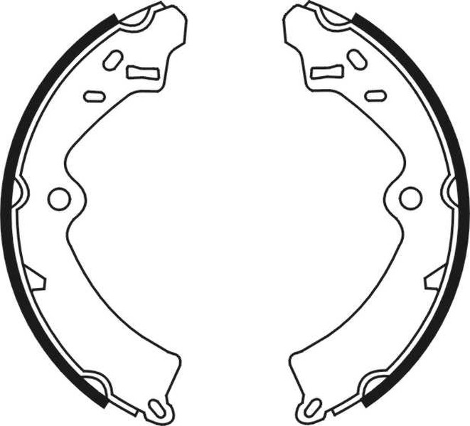 Rear brake shoes Suzuki SJ / Samurai