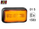 LED sido markerings ljus gul 12/24V 58x35x19