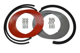 Kit beadlock 15" Röd svetsbar