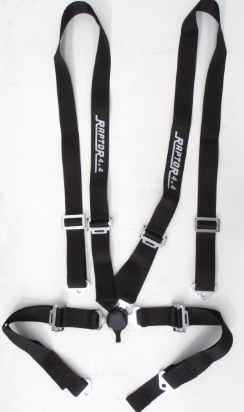 Safety Belt 4 Point 2" Black