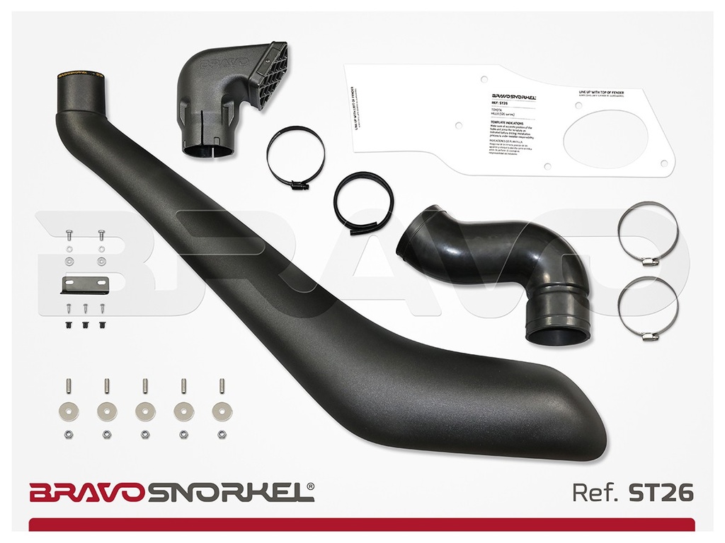 Bravo Snorkel Toyota Hilux Revo Wide Body