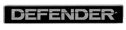 Defender front badge