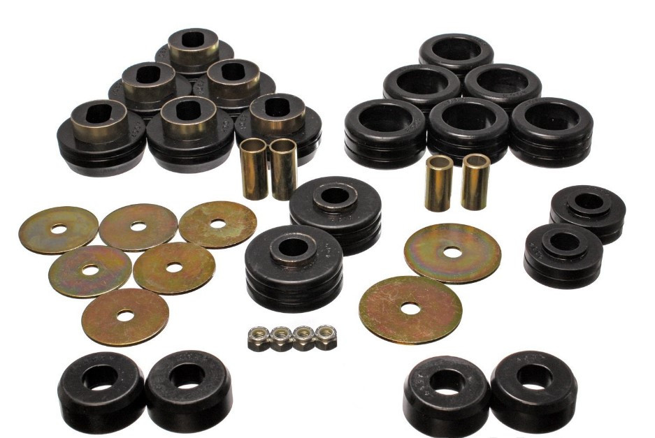 Bodymount bussning Kit PU Svarts Blazer 81-91