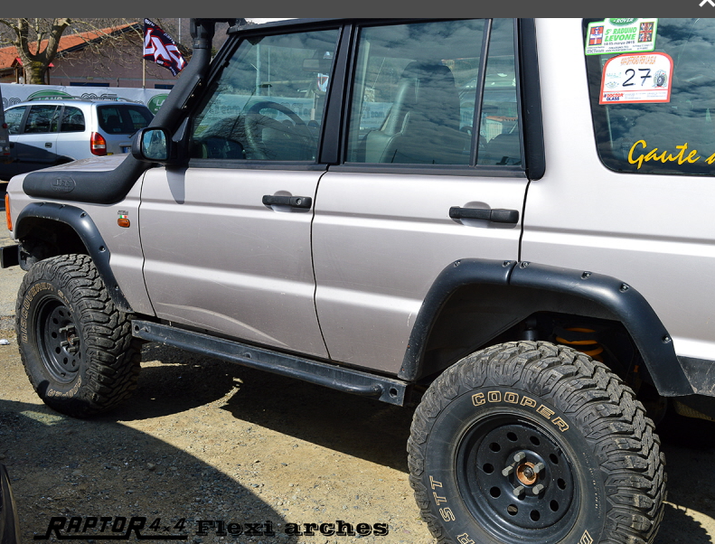 Wheel Arch Kit +5cm Discovery II