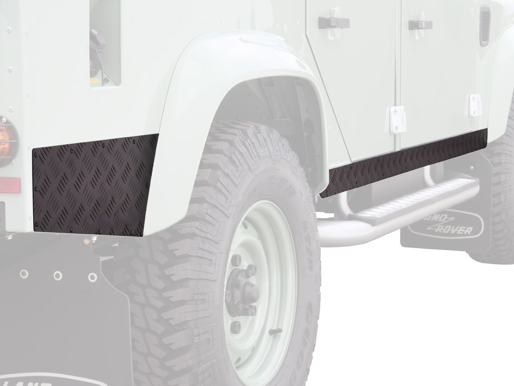 Land Rover Defender 110 (1983-2016) Sill Protector / Black - by Front Runner