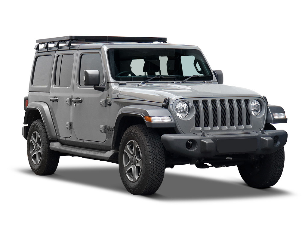Jeep Wrangler JL 4-dörrar (2018-Current) Slimline II 1/2 tak räckessats - av Front Runner
