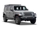 Jeep Wrangler JL 4-dörrar (2018-Current) Slimline II 1/2 tak räckessats - av Front Runner