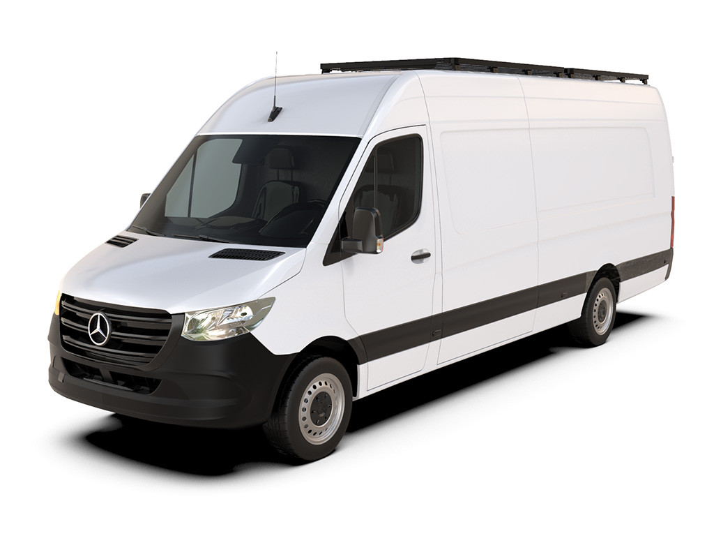 Mercedes Benz Sprinter 170in/L3/LWB Axelavstånd m/OEM-banor (2006-Current) Slimline II tak räckessats / Tall - av Front Runner