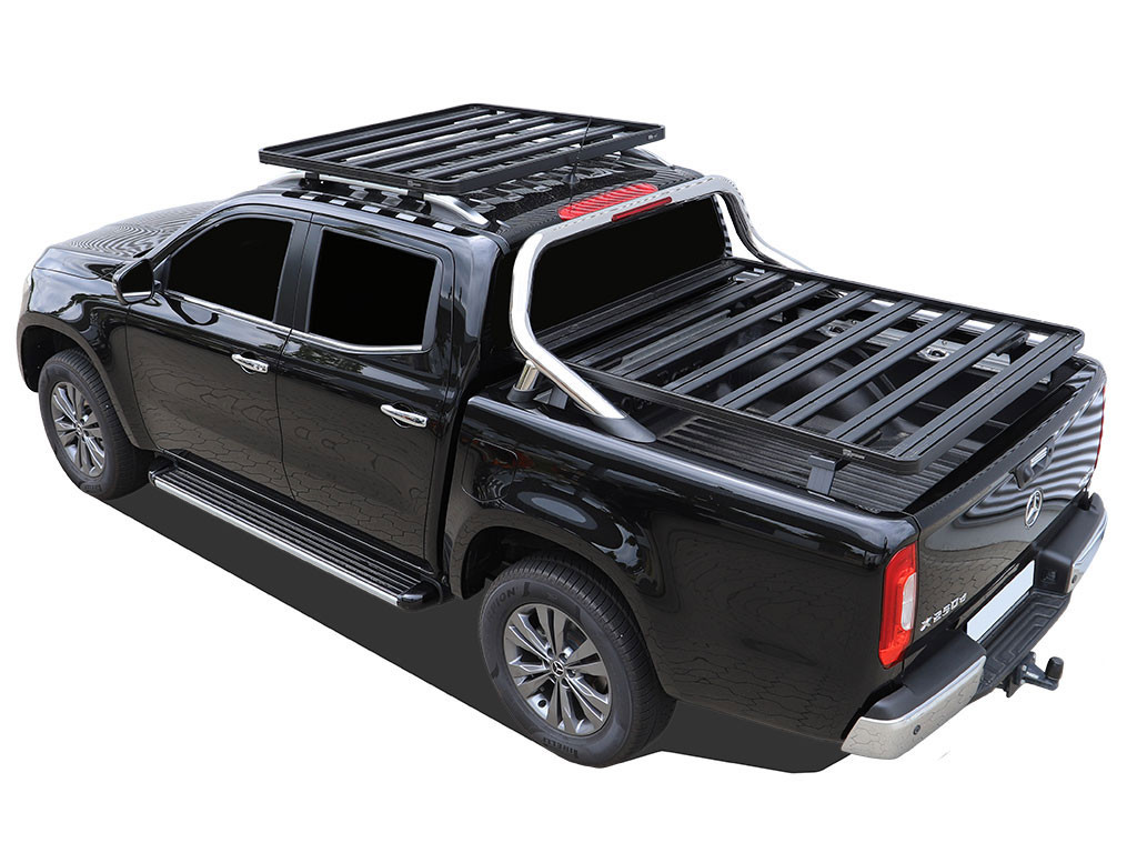 Mercedes X-Class w/MB Style Bars (2017-Current) Slimline II Load Bed Rack Kit - av Front Runner