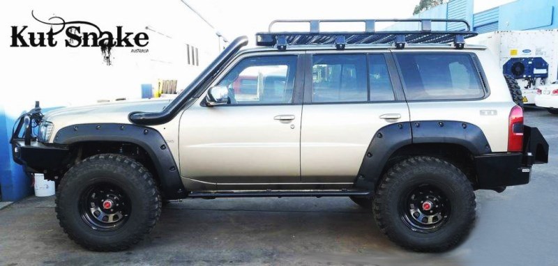 Skärmbreddare, Nissan Patrol Y61 S4