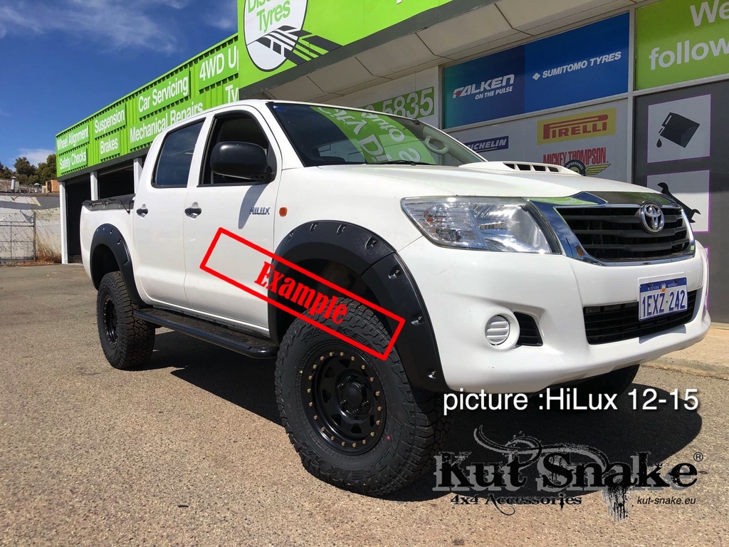 Fender flares, Toyota Hilux Vigo 05-12