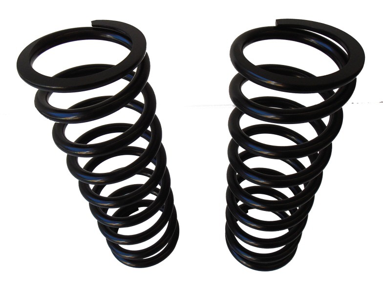 HD REAR COIL SPRINGS +5cm, BLACK, Land Rover
