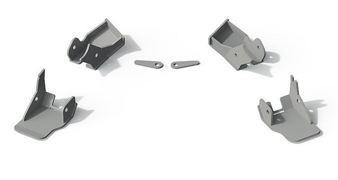 Nedre länkarm skydd, Wrangler JL