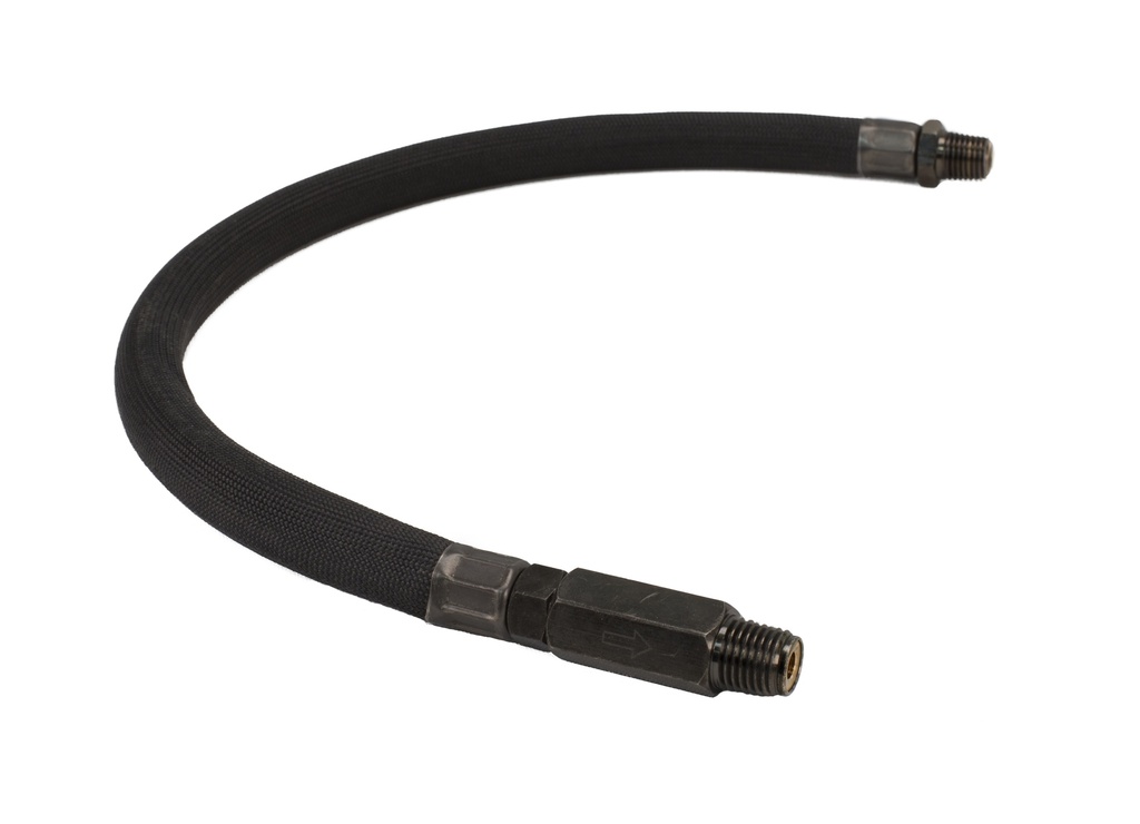 24" by 1/4" S.S. Leader Hose