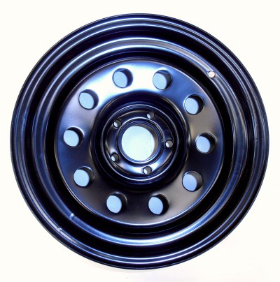 HD STEEL WHEEL 7X16 +8 BLACK FOR DISCOVERY II