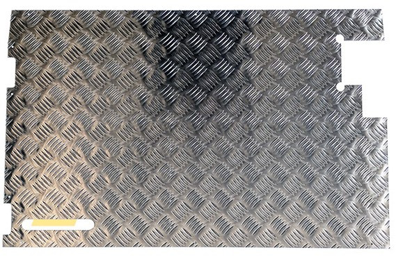 Alluminium Rear Door Chequer Plate