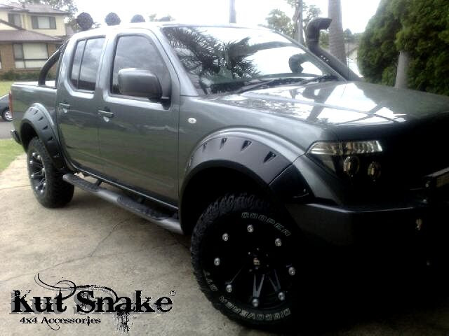 Fender flares, Nissan Navara D40 - FRONT ONLY