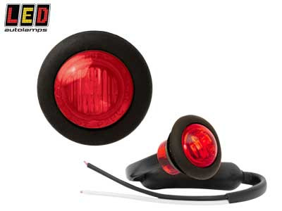 Led äärivalo punainen