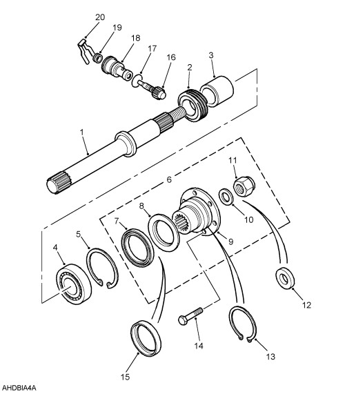 TRANSMISSIONN BEARING- KIT LT230, Land Rover